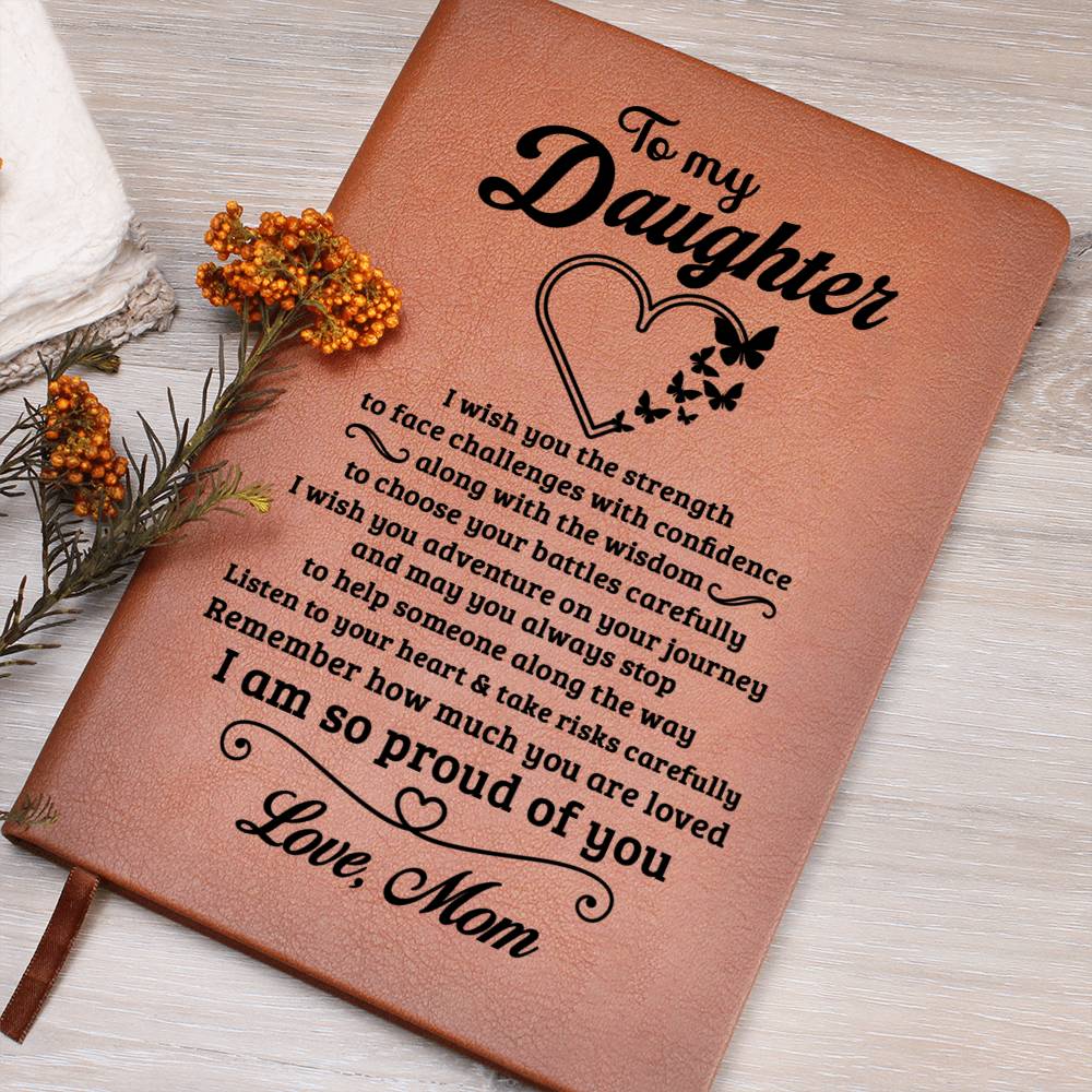 Daughter Gift-Leather Journal-from Mom - Image 4
