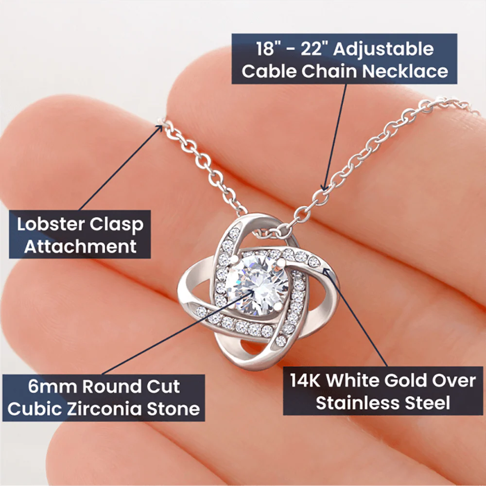 Daughter-In-Law Gift From Mother-in-Law, "Daughter In Heart Necklace Gift" - Image 5