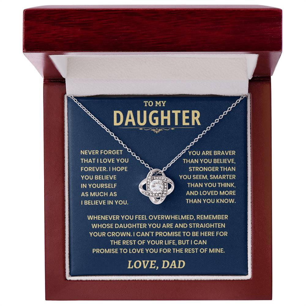 Gift For Daughter From Dad, "Loved More Than You Know" - Image 4