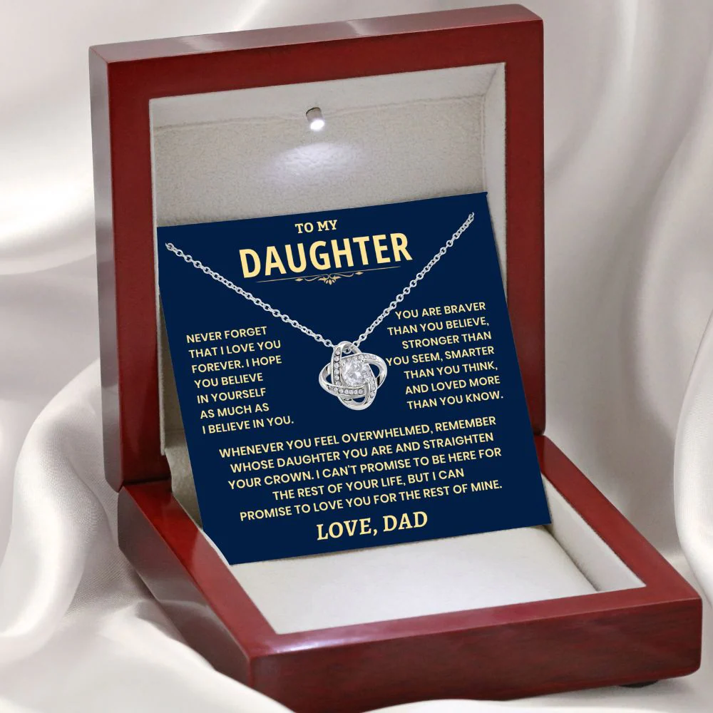 Gift For Daughter From Dad, "Loved More Than You Know" - Image 9
