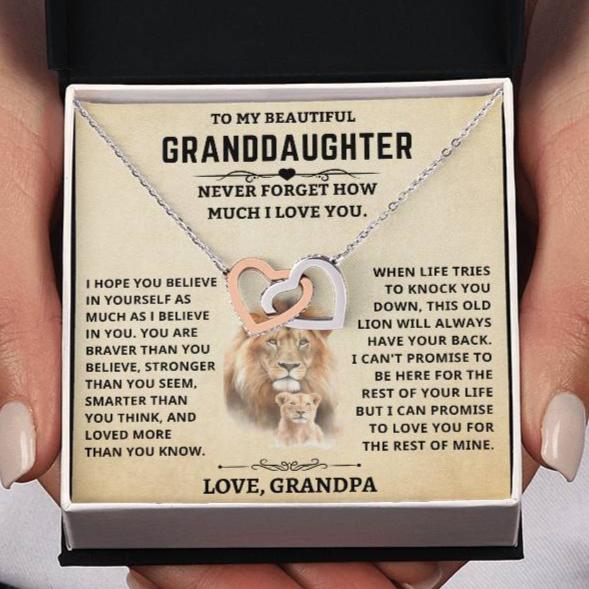 Granddaugher Gift, "This old lion will always have your back" - Image 3