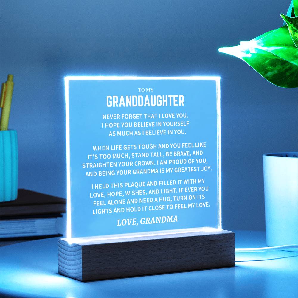 Granddaughter Gift, From Grandma, "Straighten Your Crown" - Image 6