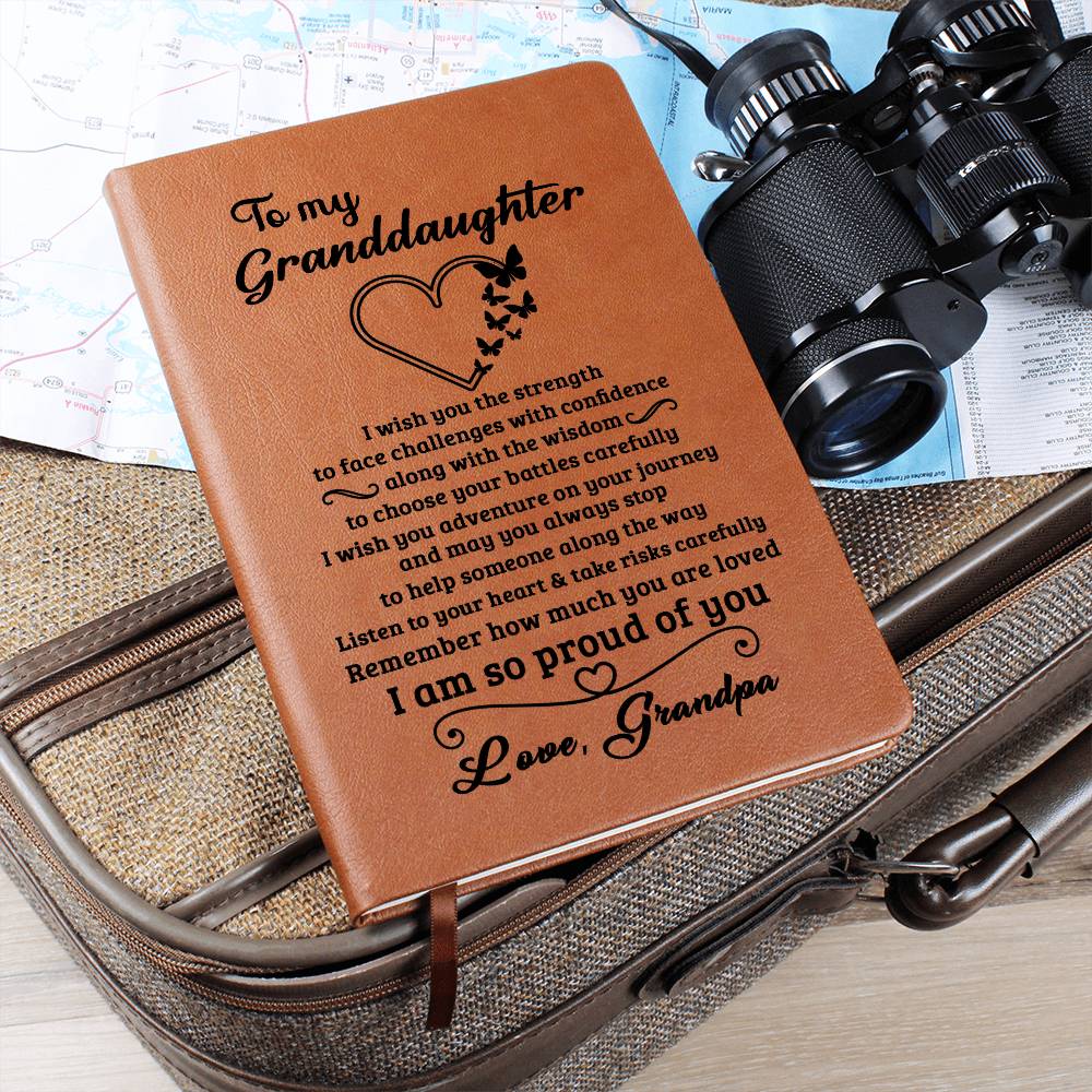 Granddaughter Gift From Grandpa "Proud Of You", Graphic Journal - Image 4