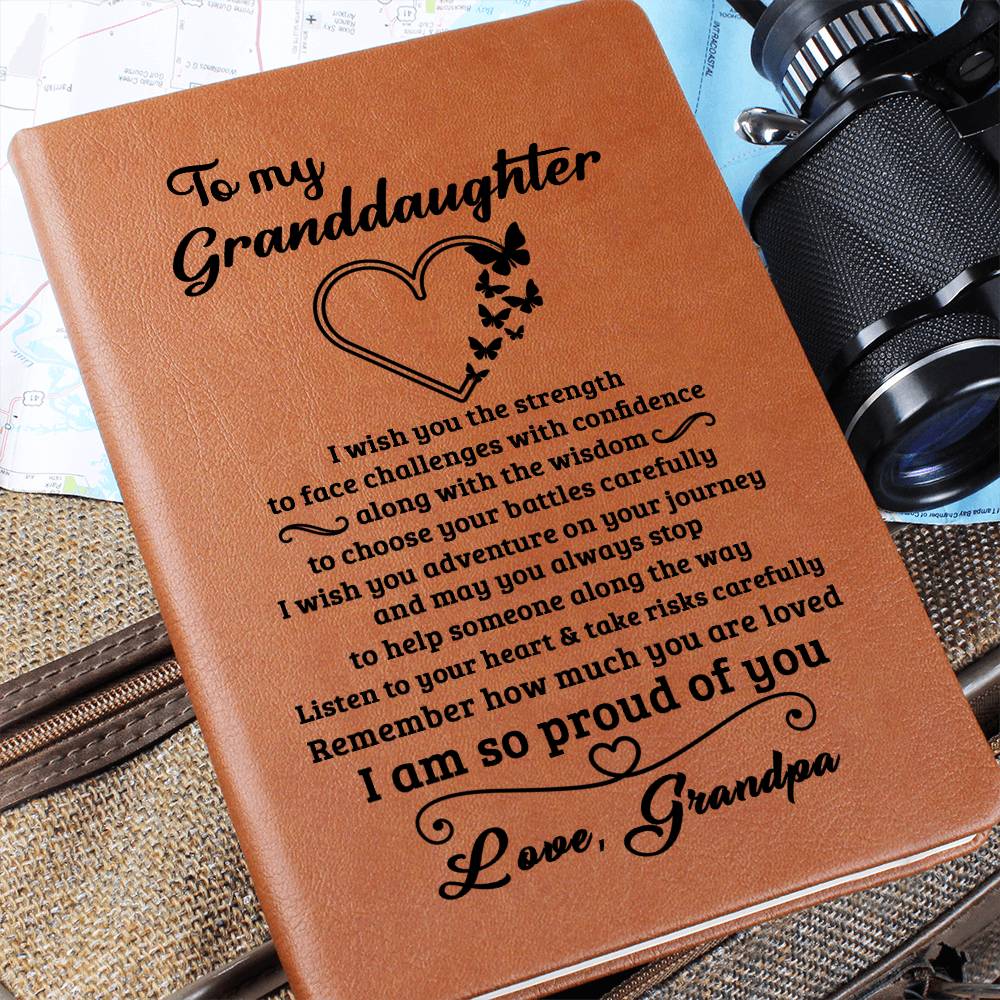 Granddaughter Gift From Grandpa "Proud Of You", Graphic Journal - Image 5