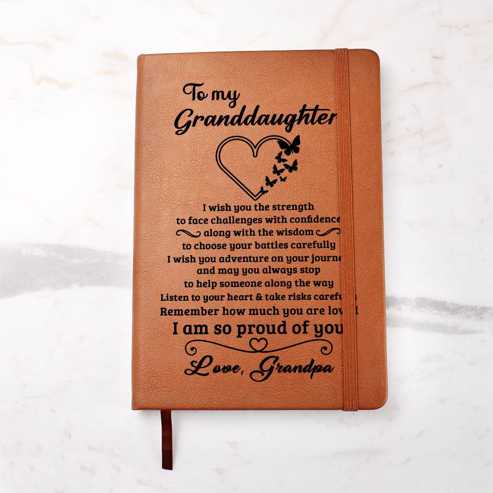 Granddaughter Gift From Grandpa "Proud Of You", Graphic Journal - Image 6
