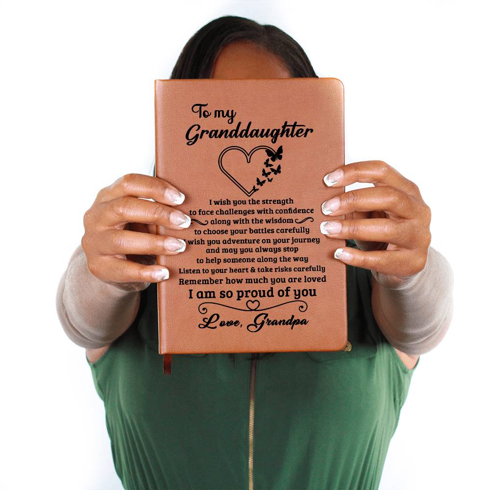 Granddaughter Gift From Grandpa "Proud Of You", Graphic Journal - Image 7