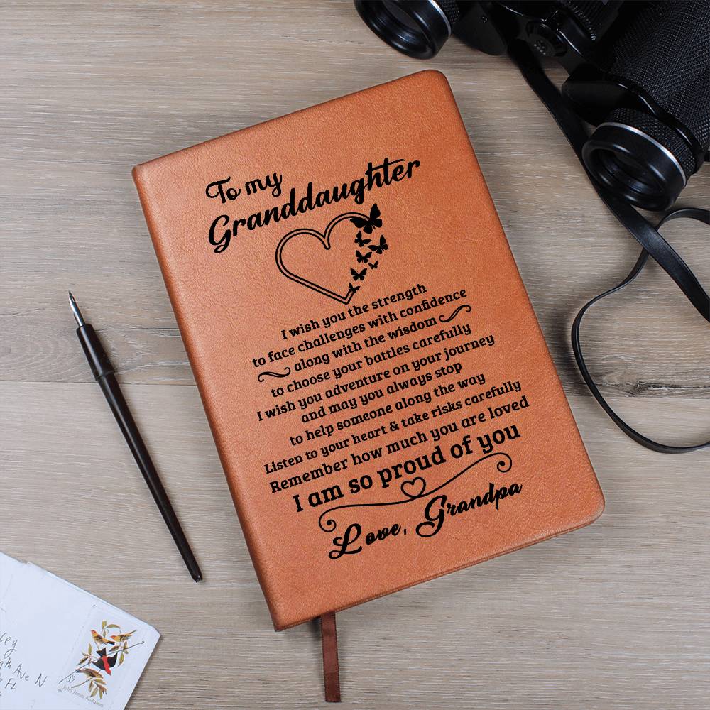Granddaughter Gift From Grandpa "Proud Of You", Graphic Journal - Image 9