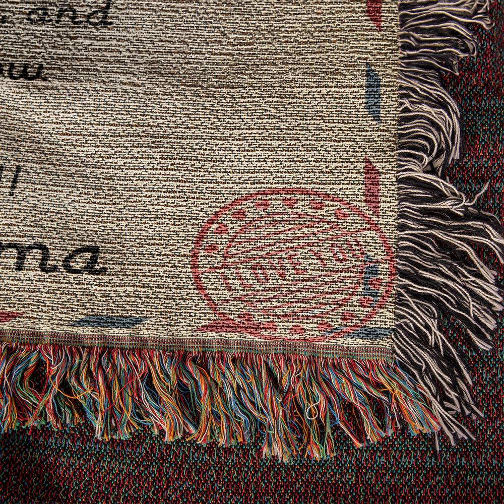 Granddaughter Gift-Woven Blanket-From Grandma - Image 4