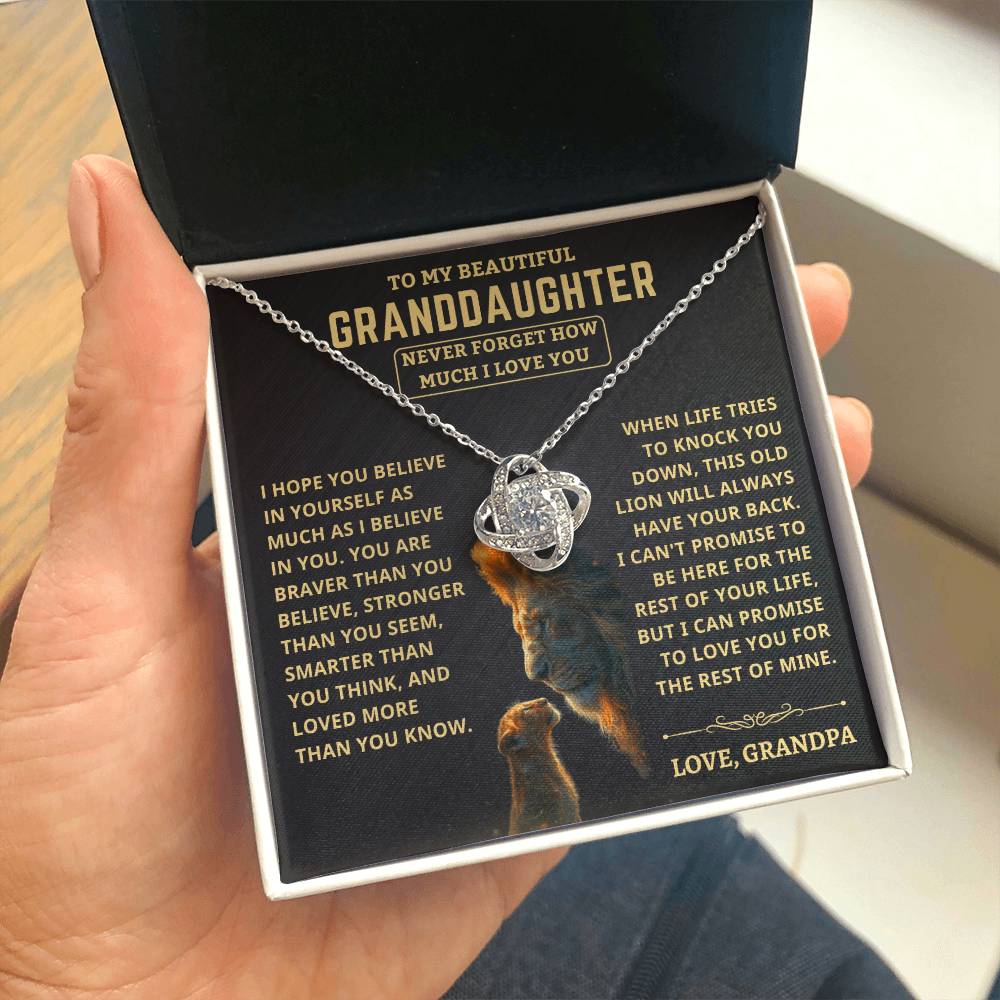 Beautiful Granddaughter Gift "This old lion will always have your back" - Image 5