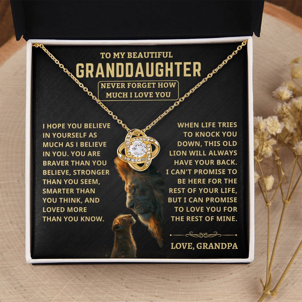 Beautiful Granddaughter Gift "This old lion will always have your back" - Image 7