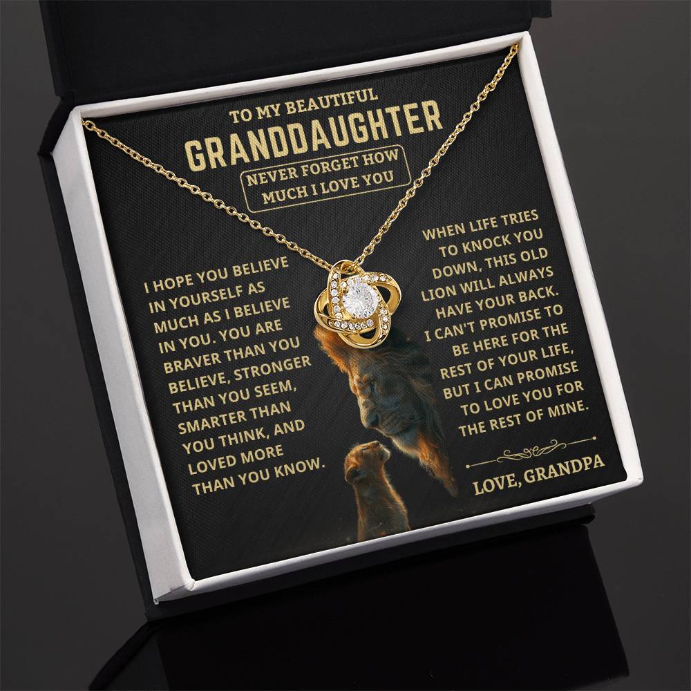 Beautiful Granddaughter Gift "This old lion will always have your back" - Image 9