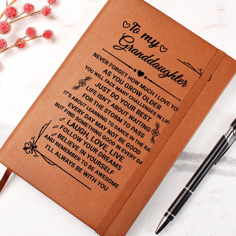 Granddaughter Gift-Leather Journal - Image 3