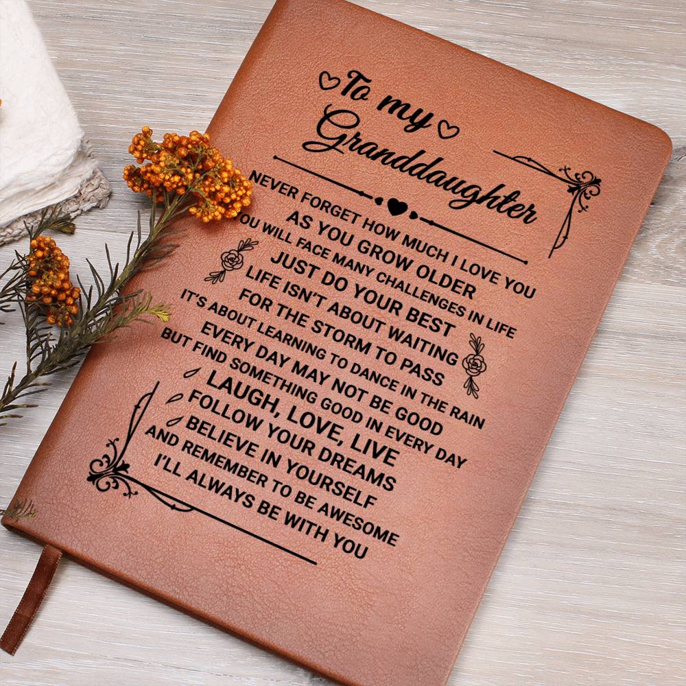 Granddaughter Gift-Leather Journal - Image 4