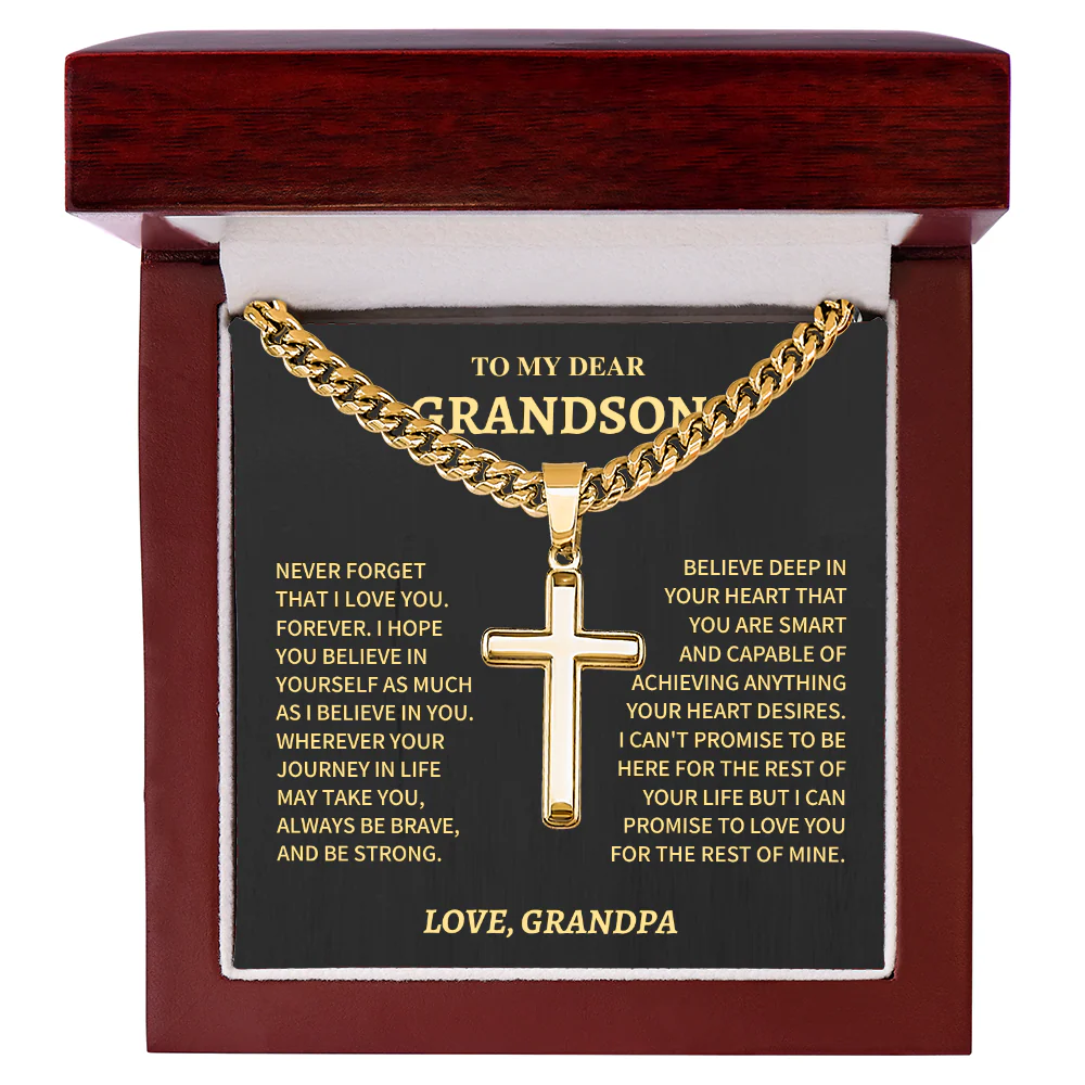 Grandson, Cuban Chain Cross - Image 5