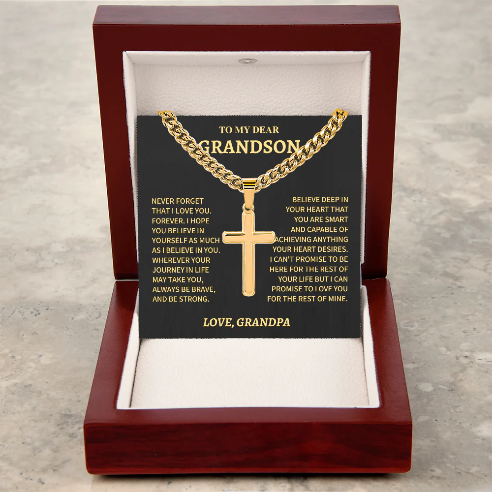 Grandson, Cuban Chain Cross - Image 6
