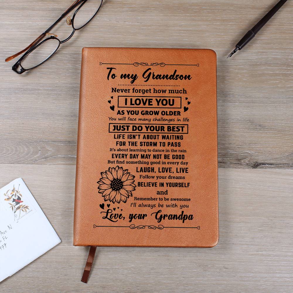 Grandson Gift From Grandpa, "Believe In Yourself", Graphic Journal - Image 7