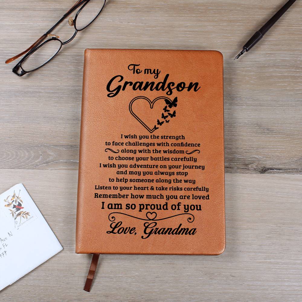 Grandson Gift From Grandma, "Always Remember", Graphic Journal - Image 6