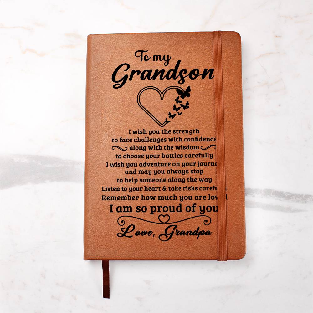 Grandson Gift From Grandpa, "Always Remember", Graphic Journal - Image 8