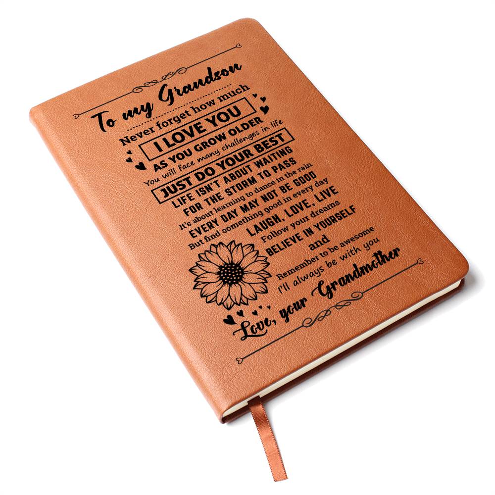 Grandson Gift From Grandmother, " Never Forget", Graphic Journal - Image 6