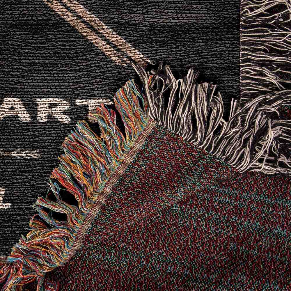 Personalized Skeleton Couples Heirloom Woven Blanket - Image 3