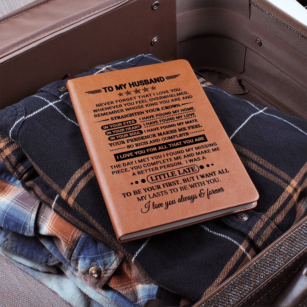 Husband Gift, "Straighten Your Crown", Graphic Journal - Image 3