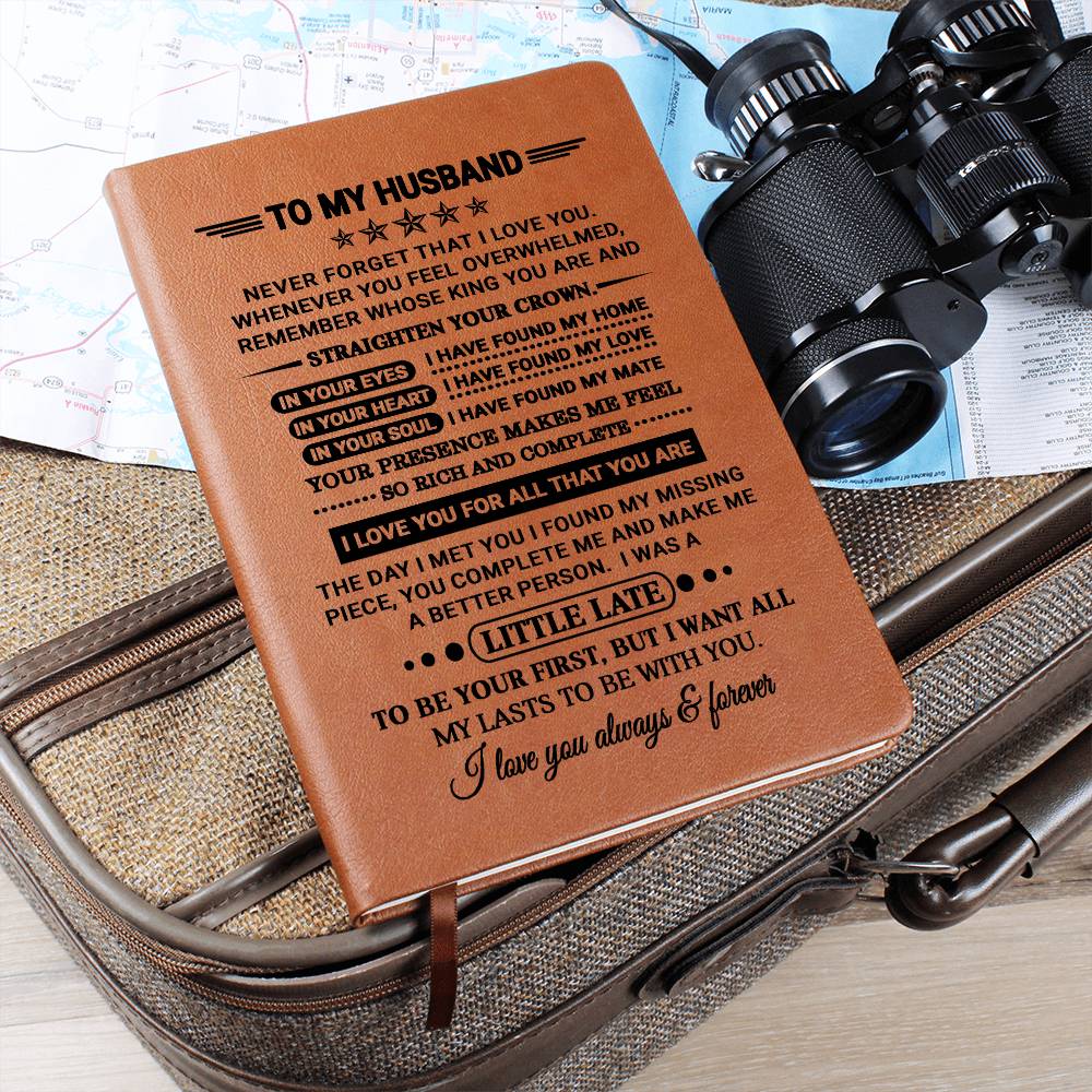 Husband Gift, "Straighten Your Crown", Graphic Journal - Image 6