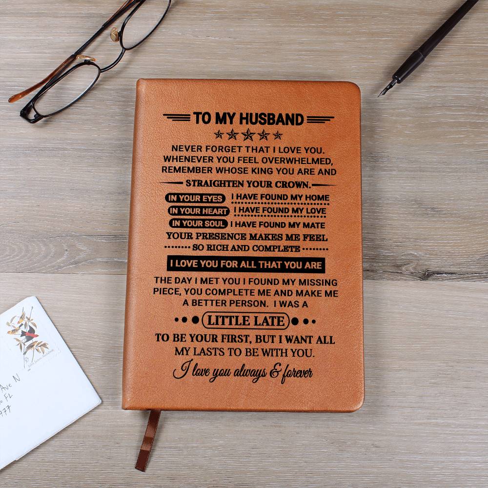 Husband Gift, "Straighten Your Crown", Graphic Journal - Image 7