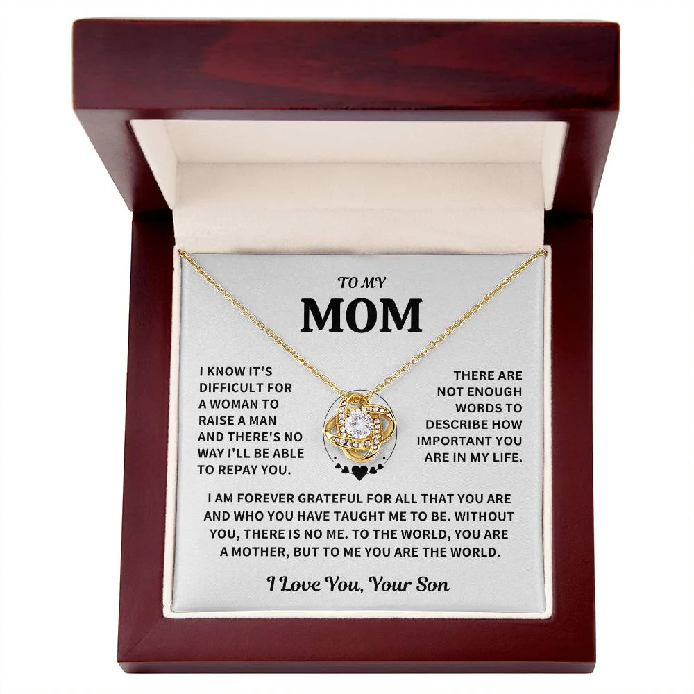 Mom Gift-From Son- Forever Grateful - Image 3