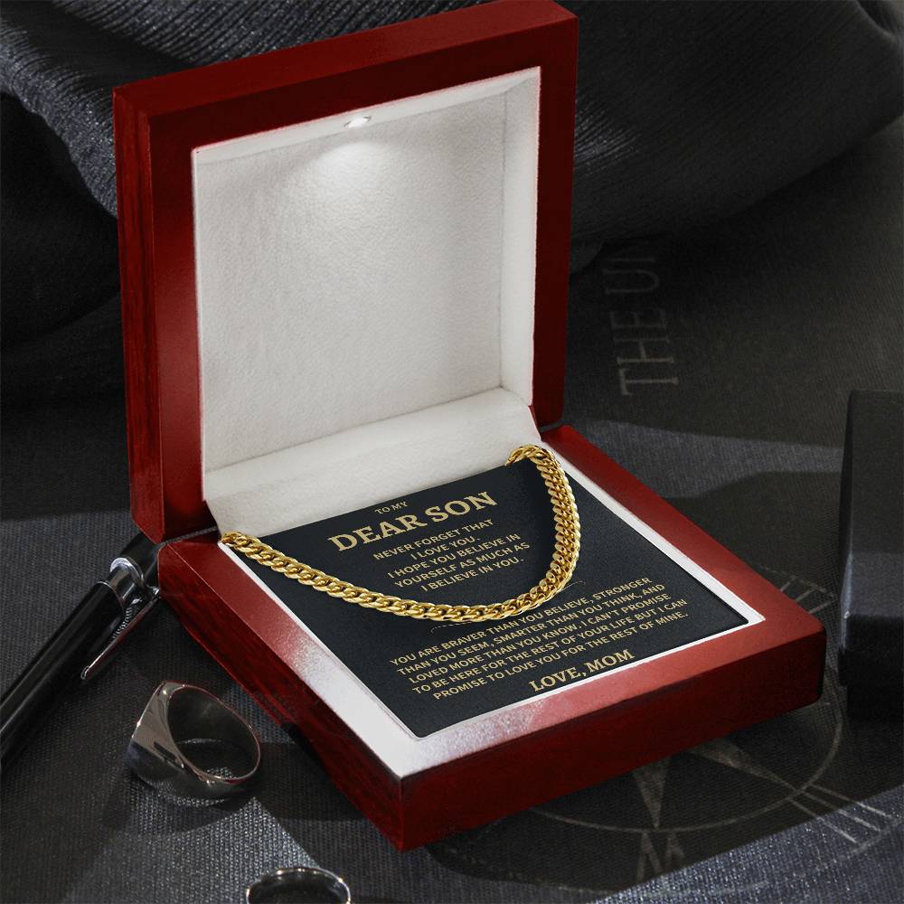 Son Gift-Never Forget-From MOM - Image 10