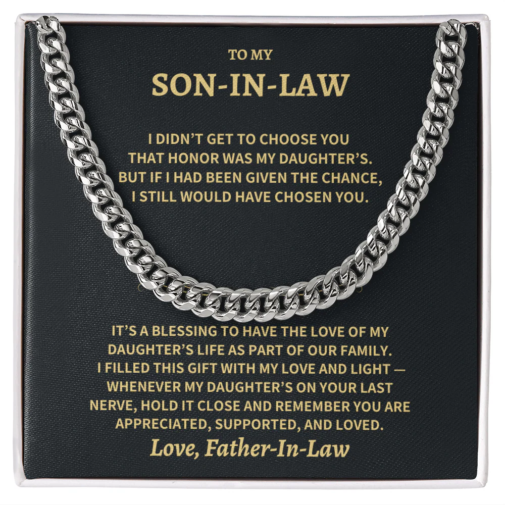 Son In Law Gift From Father In Law