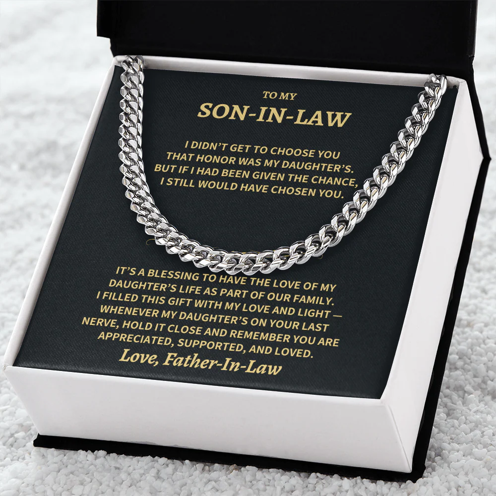 Son In Law Gift From Father In Law - Image 4