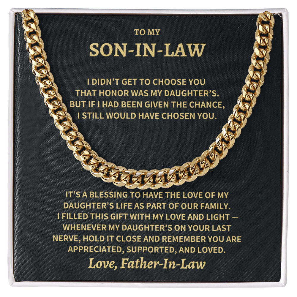 Son In Law Gift From Father In Law - Image 5