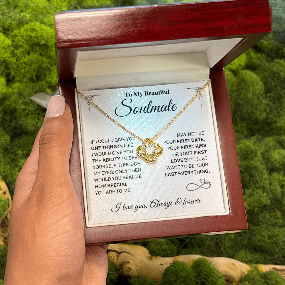 Soulmate Gift-Last Everything-Love Knot Necklace - Image 6