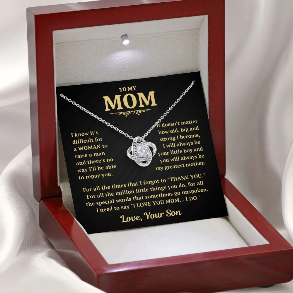 Thank You Mom Necklace Gift From Son - Image 14
