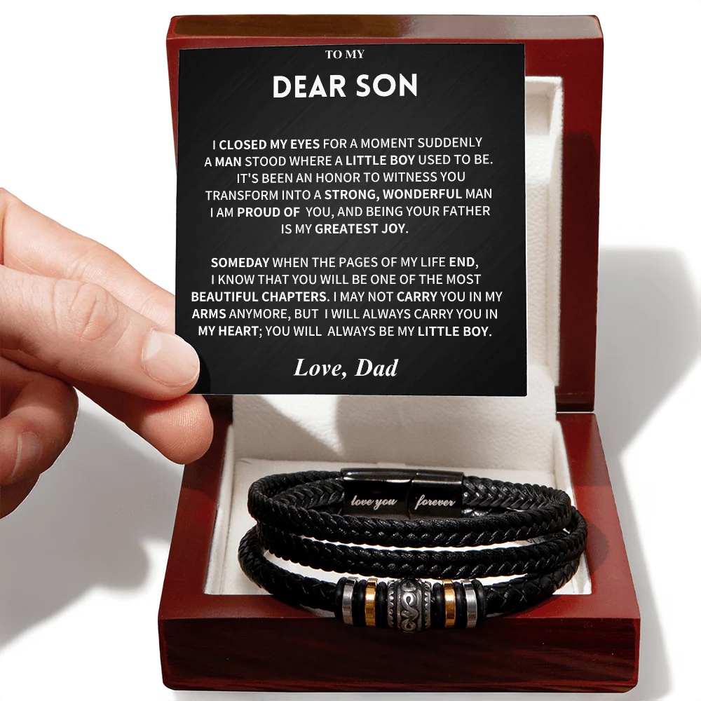 To My Son, From Dad Bracelet - Image 5