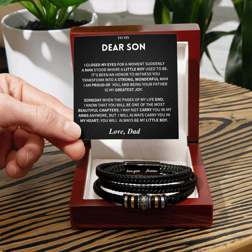 To My Son, From Dad Bracelet - Image 6