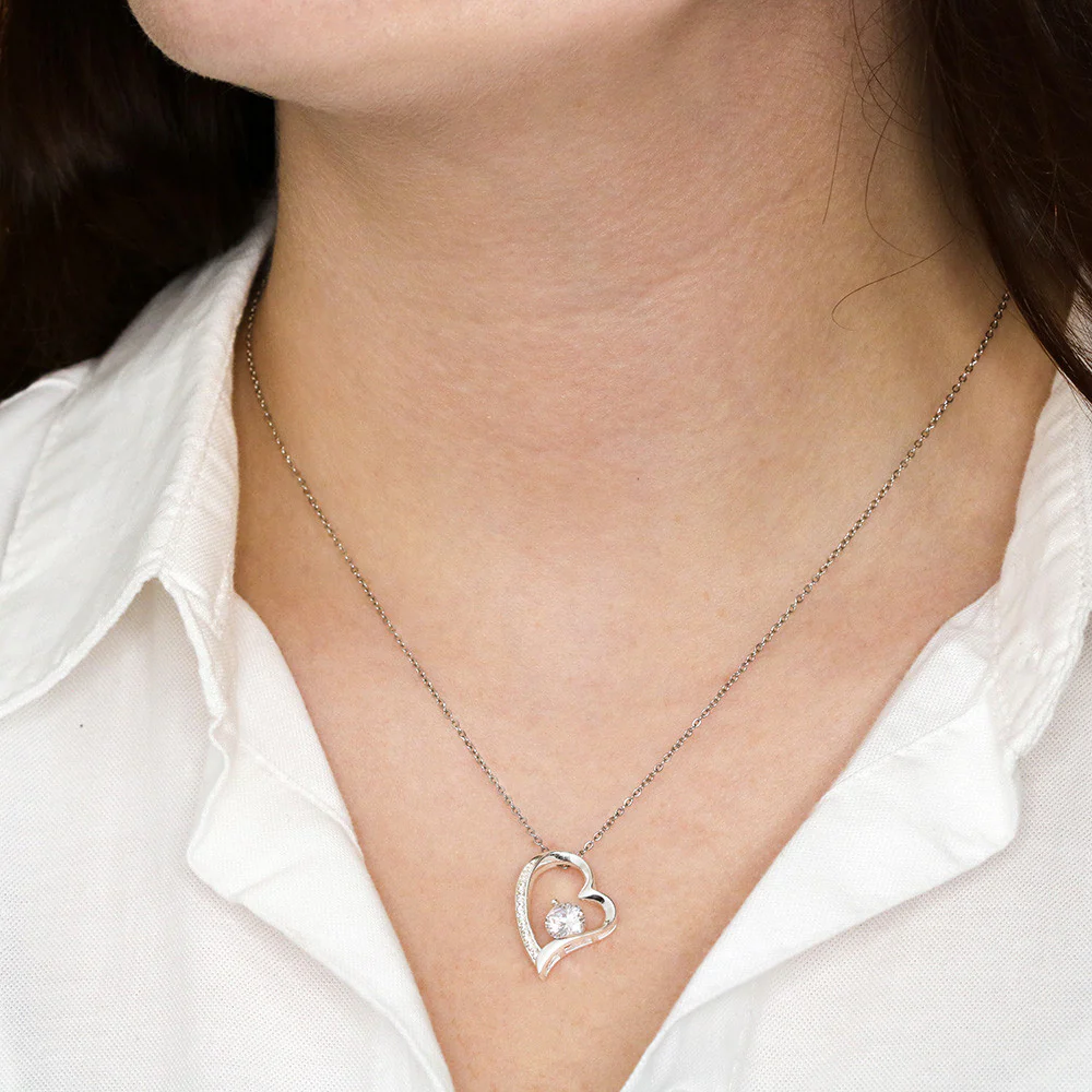 To My Wife Gift From Husband, "Your Last Everything", Heart Necklace - Image 5