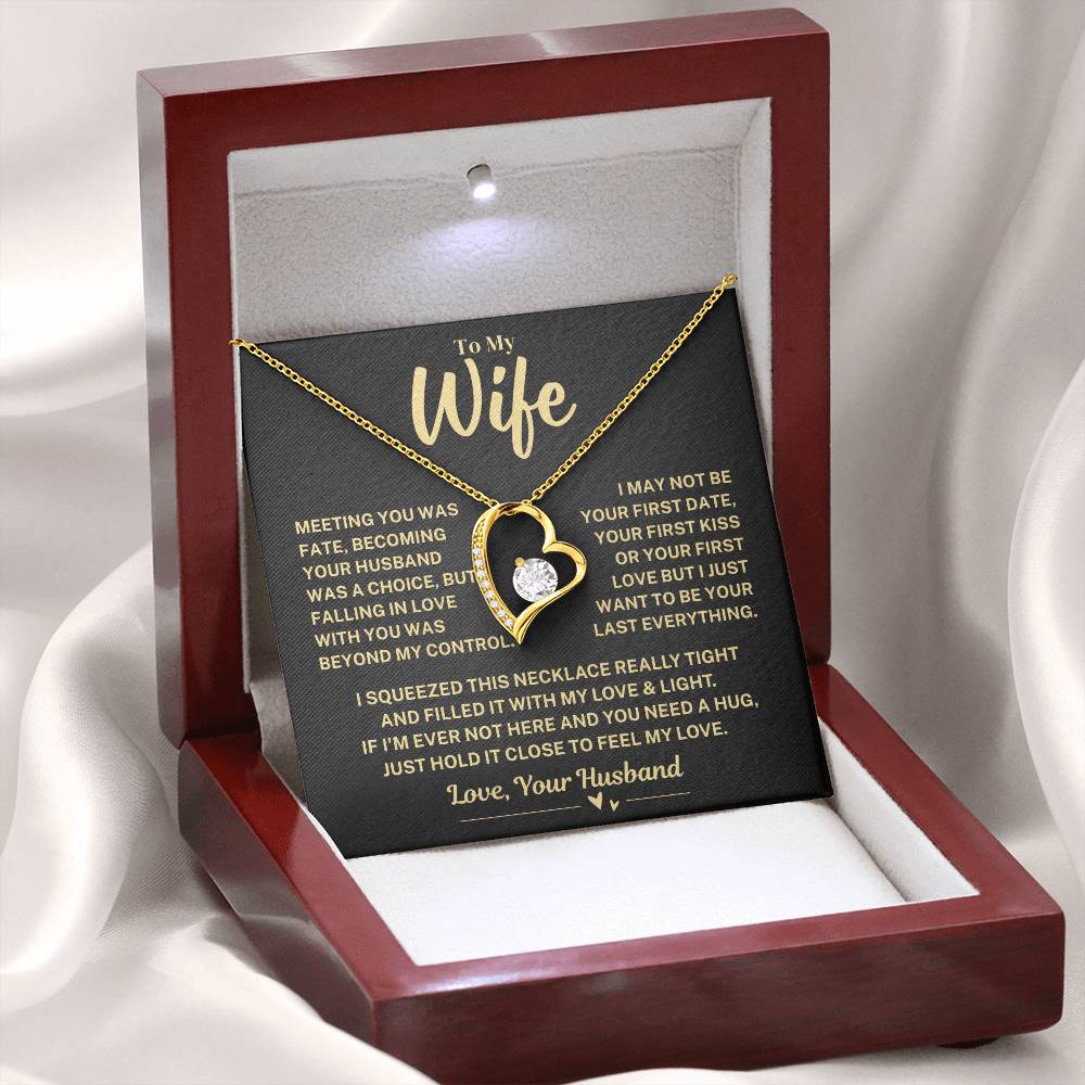 Wife Gift From Husband, "My Love & Light", Forever Love Necklace - Image 10