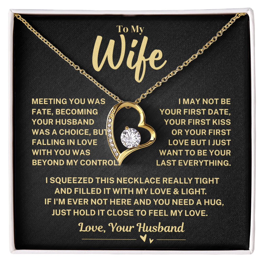 Wife Gift From Husband, "My Love & Light", Forever Love Necklace - Image 2