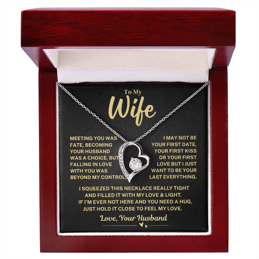 Wife Gift From Husband, "My Love & Light", Forever Love Necklace - Image 3