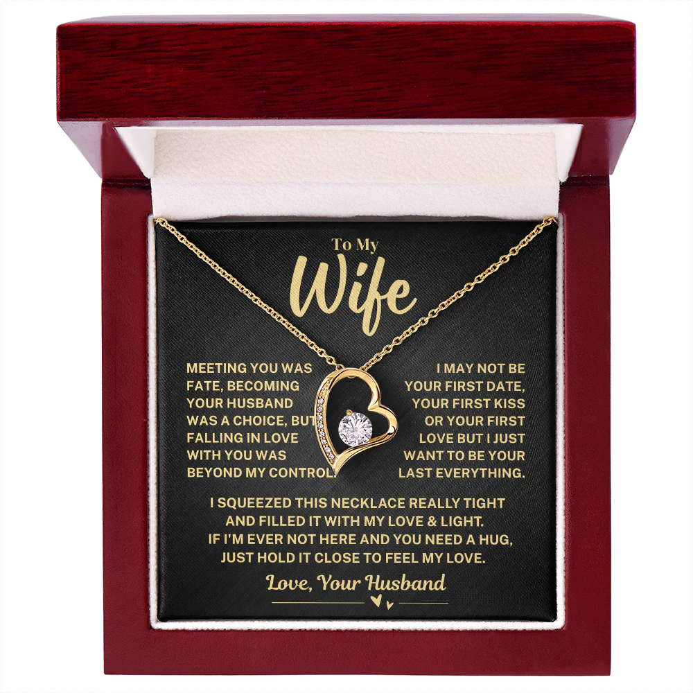 Wife Gift From Husband, "My Love & Light", Forever Love Necklace - Image 4