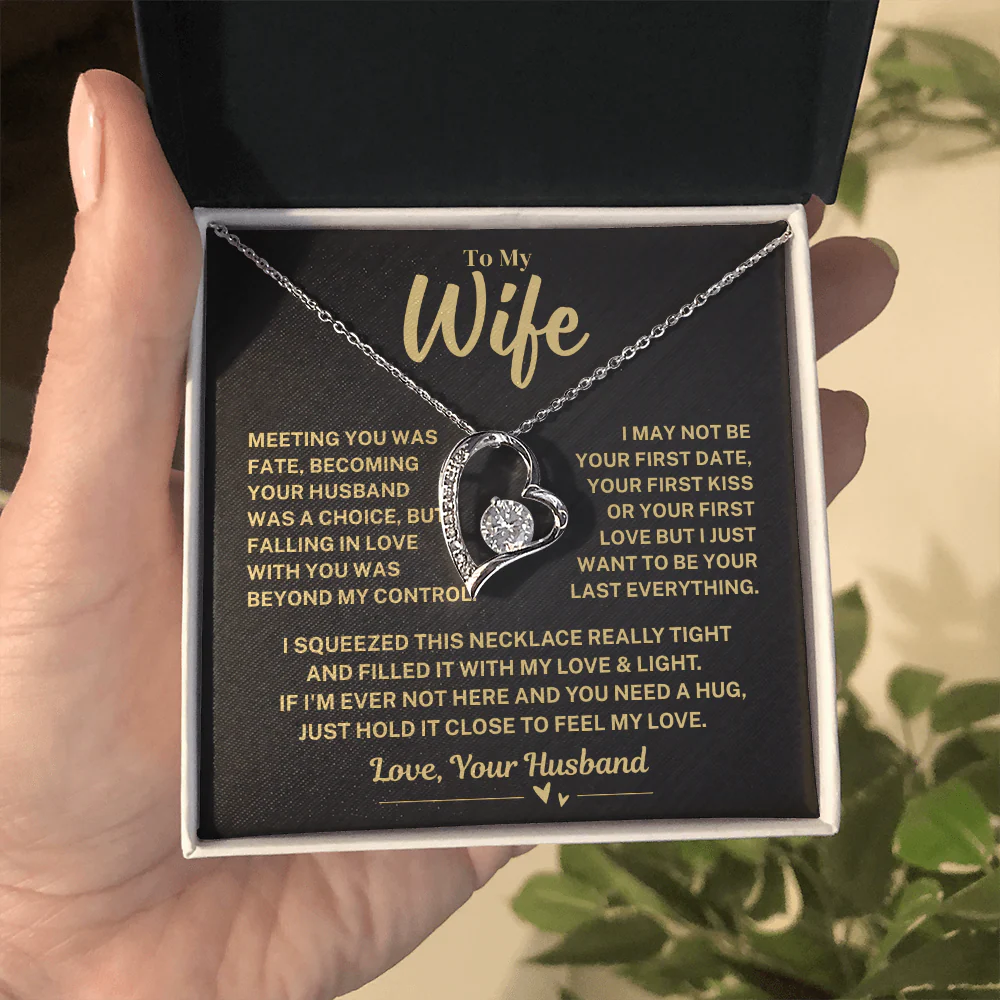 Wife Gift From Husband, "My Love & Light", Forever Love Necklace - Image 5