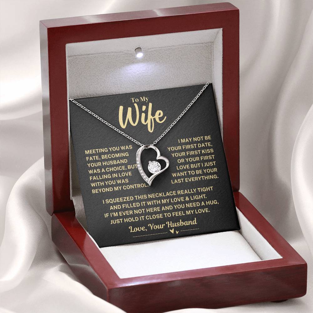 Wife Gift From Husband, "My Love & Light", Forever Love Necklace - Image 8