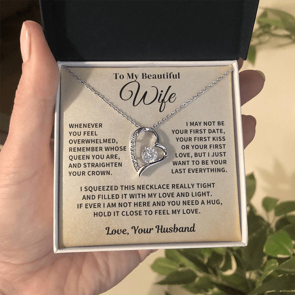 Wife Gift- My Last Everything- Forever Love Necklace - Image 4