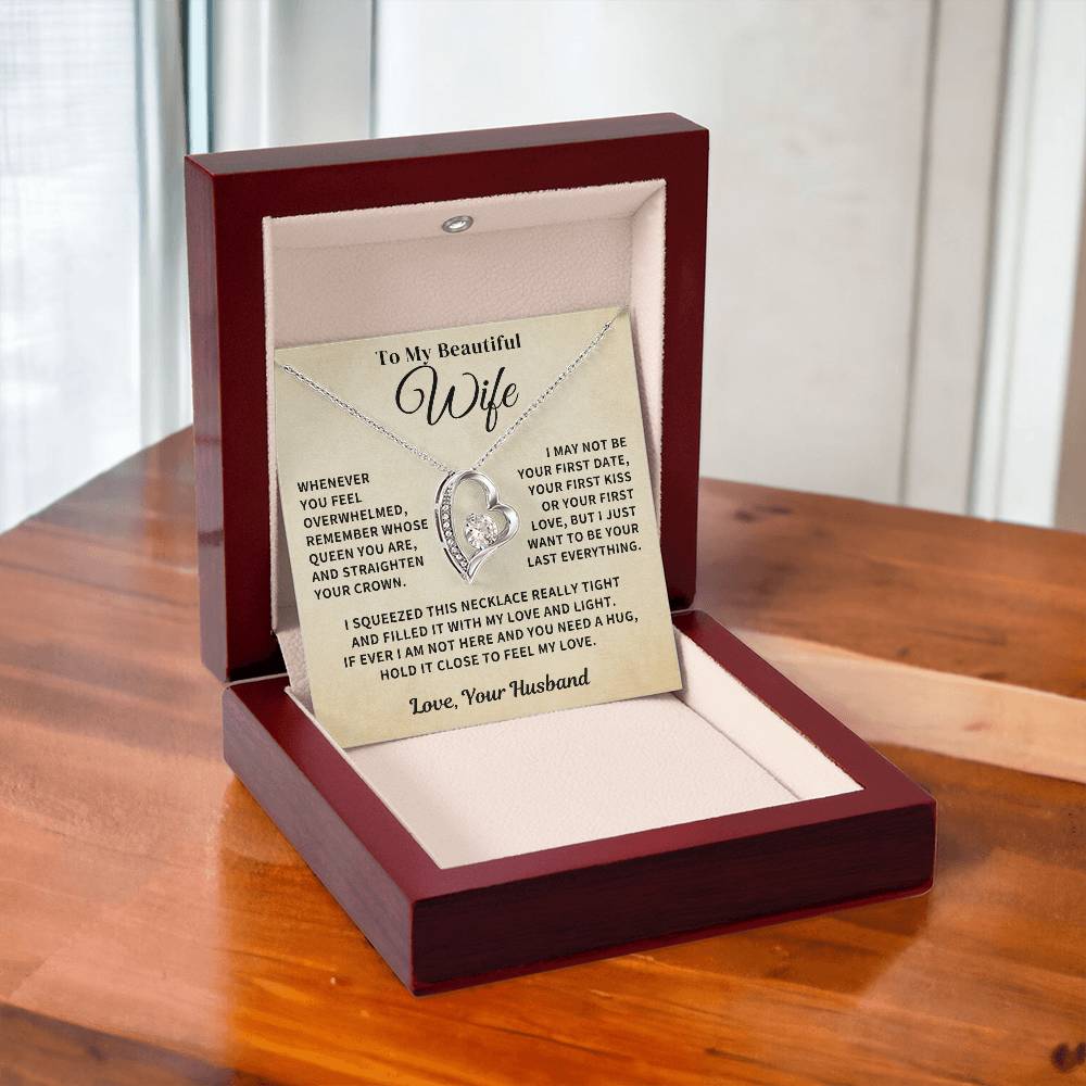 Wife Gift- My Last Everything- Forever Love Necklace - Image 5