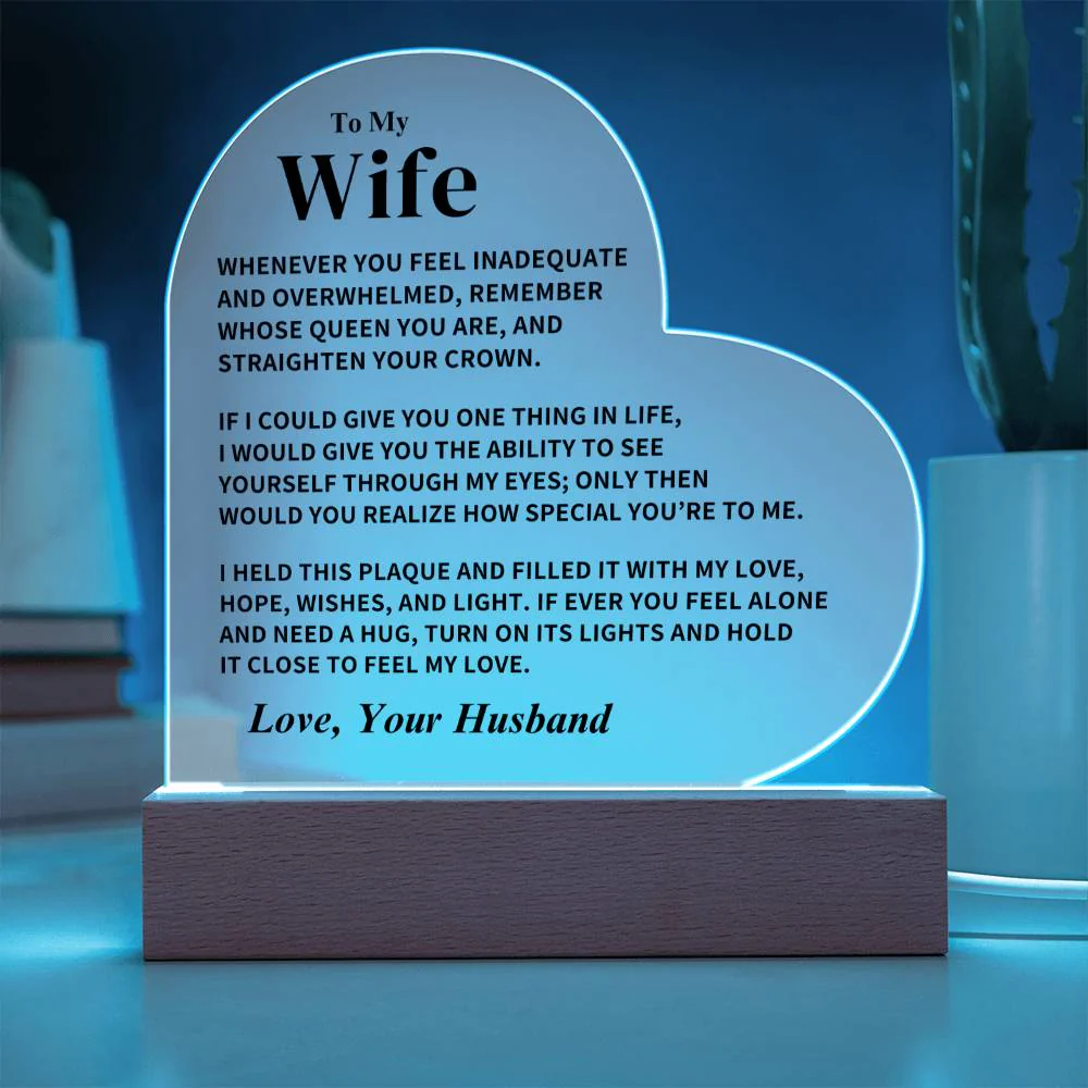 Wife Plaque Gift - Image 4